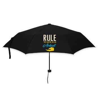 Airboat Fanboat Airboating Planeboat Bateau de marais - Parapluie standard - noir - Devant