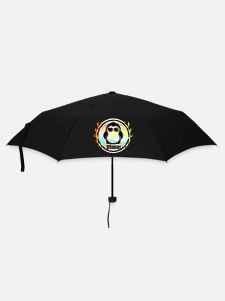 The penguin as a winner - Umbrella (small) - black