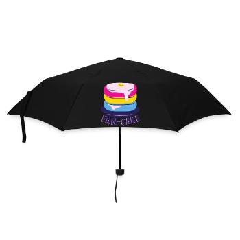 Pansexuell - Regenschirm (klein) - Schwarz - Vorne