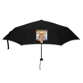 Le lynx avec sa perspective - Parapluie standard - noir - Devant