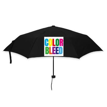 ColorBleed - Regenschirm (klein) - Schwarz - Vorne