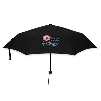 Süßigkeiten Lecker Donut Nachspeise Statement - Regenschirm (klein) - Schwarz - Vorne