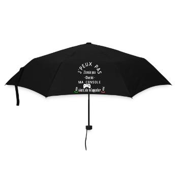 ma console vient de m'appeler j'peux pas - Parapluie standard - noir - Devant
