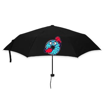 Donut Delicious Sweets Baking Snack Calories - Umbrella (small) - black - Front