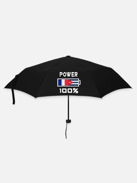 Power 100% France et Cuba - Parapluie standard - noir