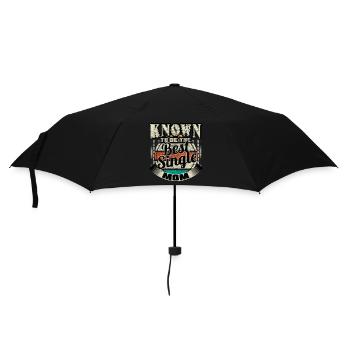 Single Mom Single Parent Gift Idea - Umbrella (small) - black - Front