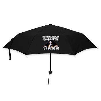 Berner Sennenhund - Regenschirm (klein) - Schwarz - Vorne