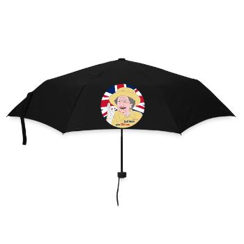 Elizabeth II Souvenirs - Parapluie standard - noir - Devant