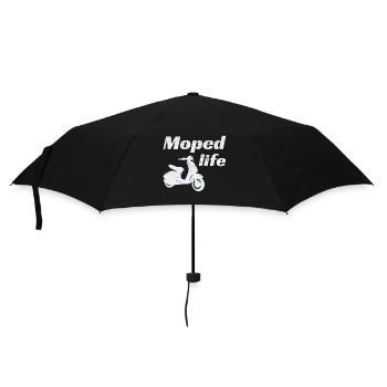 Scooter Rider Scootering Moto Cyclomoteur Vélo - Parapluie standard - noir - Devant