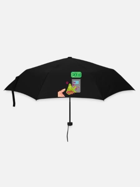 TOXIZITÄT AUßEN - Regenschirm (klein) - Schwarz