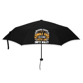 Alleinerziehender Vater Sohn Vatertag Geschenkidee - Regenschirm (klein) - Schwarz - Vorne