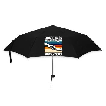 Single Father Single Dad - Umbrella (small) - black - Front