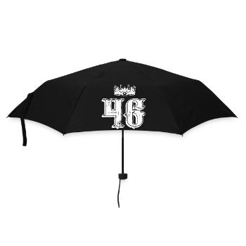 46 Couronne numérique - Parapluie standard - noir - Devant