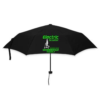 Conducteur de scooter électrique E-Scooter motorisé - Parapluie standard - noir - Devant