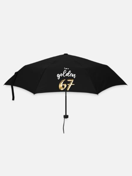 67 years 67th birthday 1967 vintage gift - Umbrella (small) - black