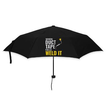 Soudeur Métal Construction Ferronnerie - Parapluie standard - noir - Devant