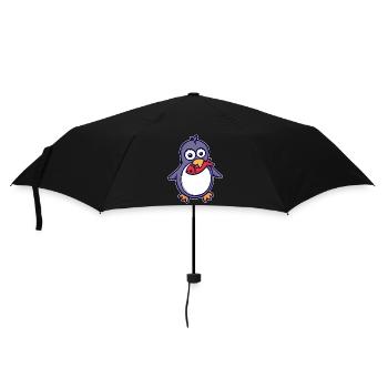Sweet Animal Oiseau de mer Pingouin Antarctique Oiseau - Parapluie standard - noir - Devant