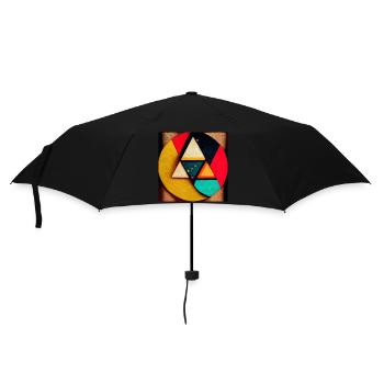 comic pop art - Umbrella (small) - black - Front