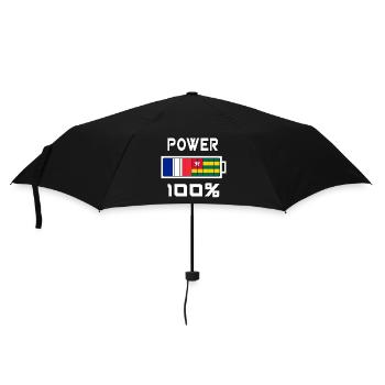 Togo and France Power 100% - Umbrella (small) - black - Front