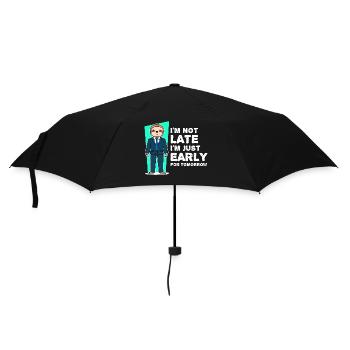 Sloth Mammals Humorous Statement Slow - Umbrella (small) - black - Front