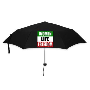 Women life freedom - Parapluie standard - noir - Devant
