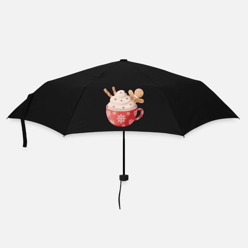 Christmascup - Regenschirm (klein) - Schwarz