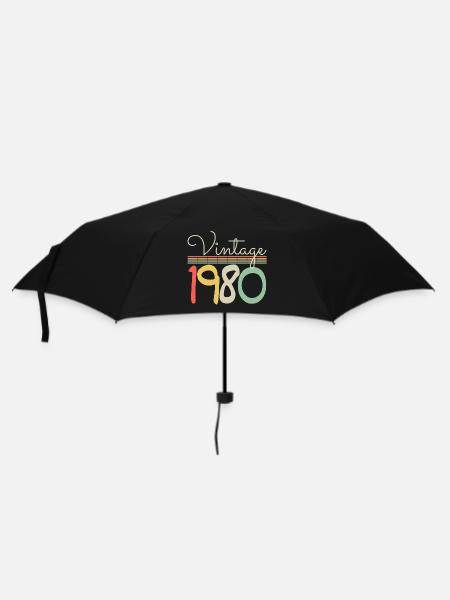 Vintage 1980 - Umbrella (small) - black