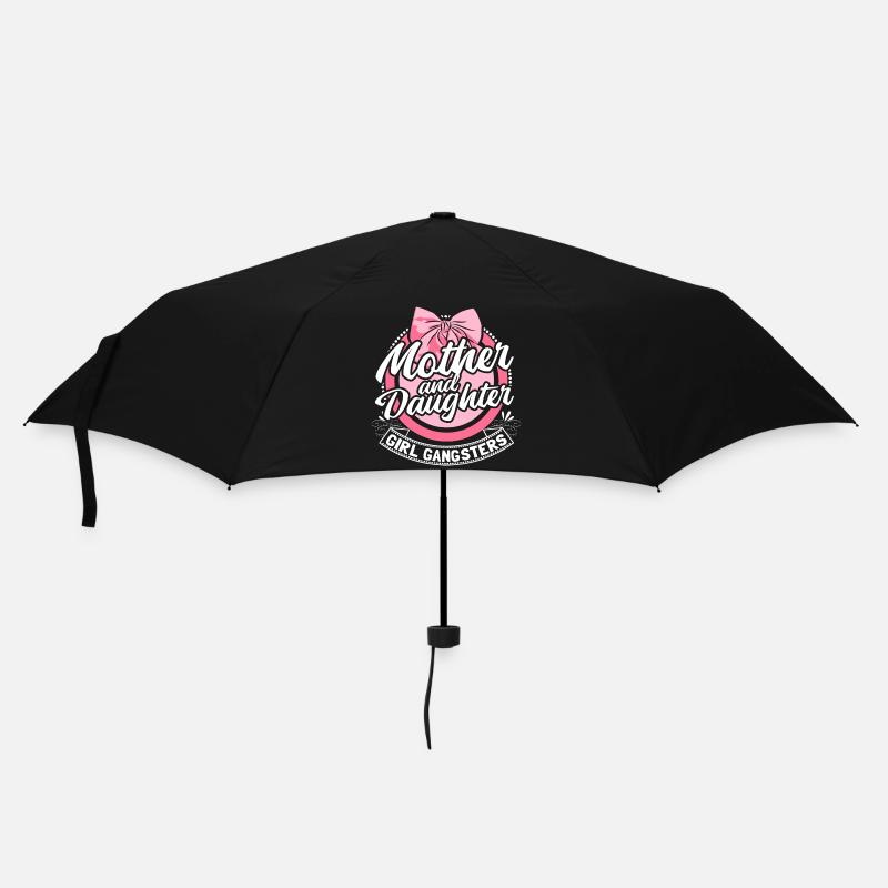 Mutter Tochter Kindertag Geschenk - Regenschirm (klein) - Schwarz