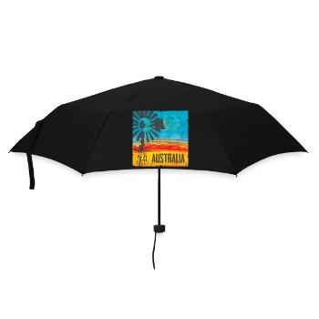 Moulin à vent Australie Vintage Design - Parapluie standard - noir - Devant