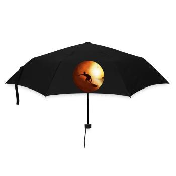 Wave surfing - Umbrella (small) - black - Front