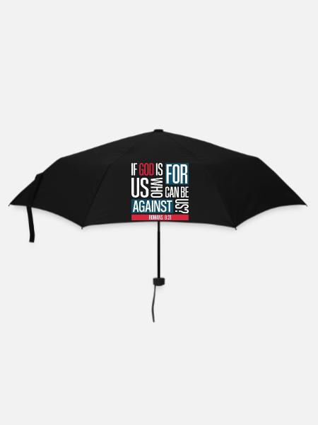 Dieu pour nous (sombre) - Parapluie standard - noir