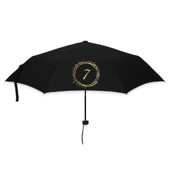 7 - Regenschirm (klein) - Schwarz - Vorne