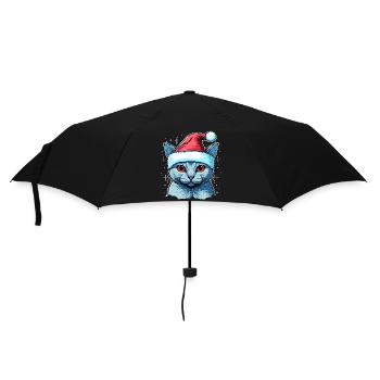 Superbe dessin de chaton de l’Avent, l’idéal - Parapluie standard - noir - Devant