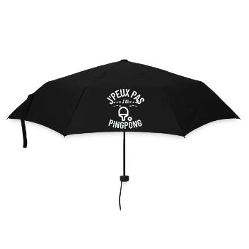 J Peux pas j ai pingpong cadeau Noel - Parapluie standard - noir - Devant