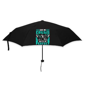 Drums Drummer Gift - Parapluie standard - noir - Devant