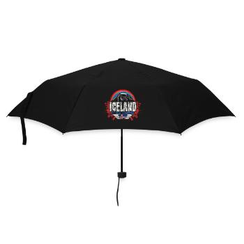 Iceland Viking State - Umbrella (small) - black - Front