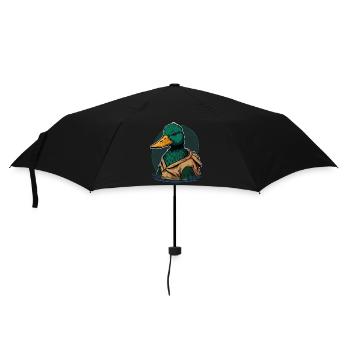 Drôle de canard - Parapluie standard - noir - Devant