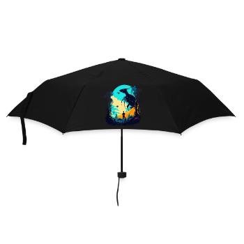 Alien Creature - Umbrella (small) - black - Front