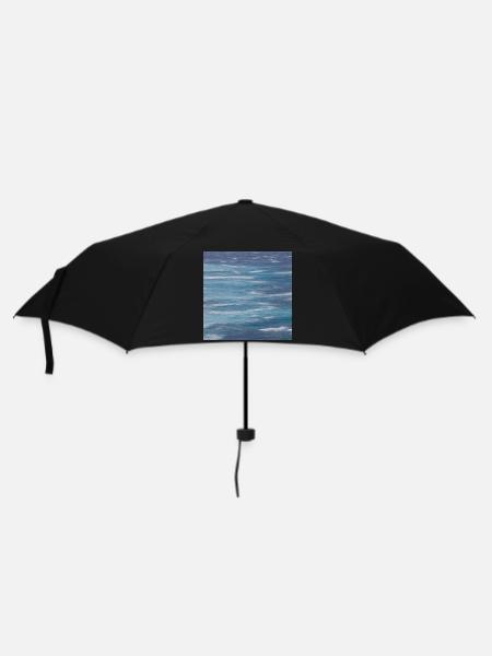 Meereskunst - Regenschirm (klein) - Schwarz