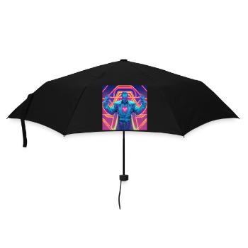 A man from the future - Umbrella (small) - black - Front