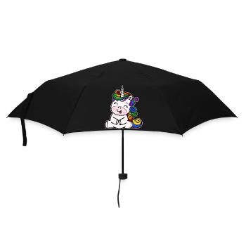 homosexual human rights unicorn lgbt tolerance - Umbrella (small) - black - Front