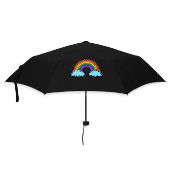 Right-wing homosexual rainbow Lgbt sexuality - Umbrella (small) - black - Front