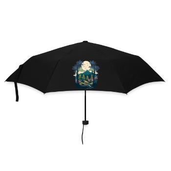 Japanese Forest - Umbrella (small) - black - Front