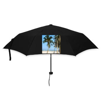 Plage de vacances - Parapluie standard - noir - Devant