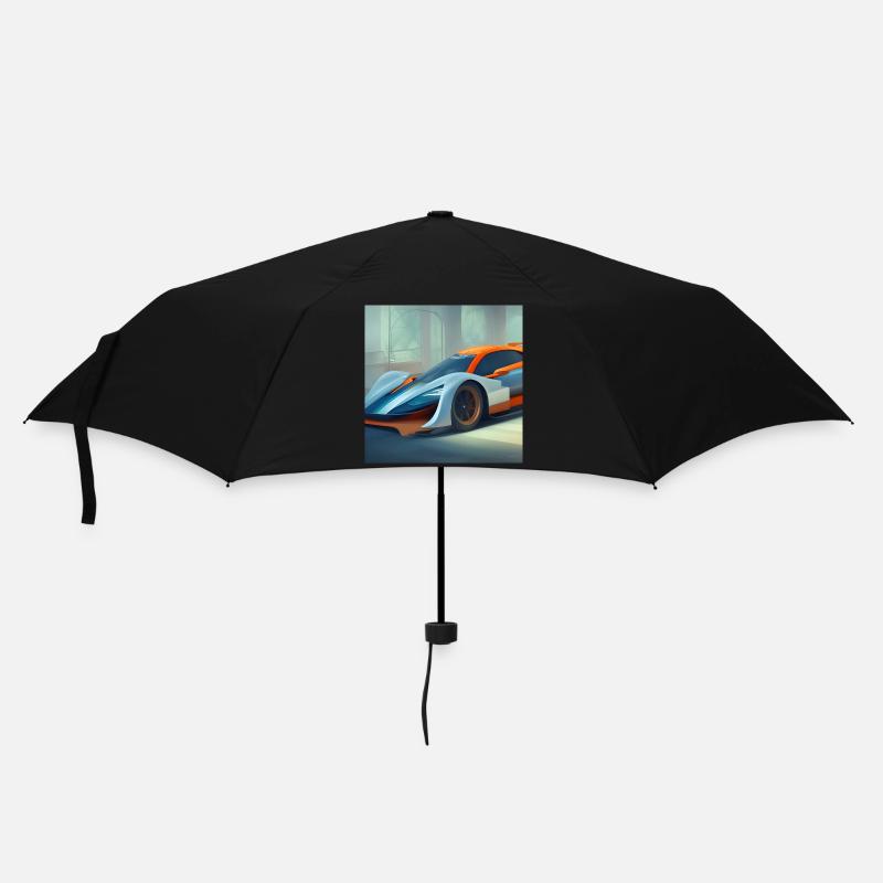 Race car art - Umbrella (small) - black