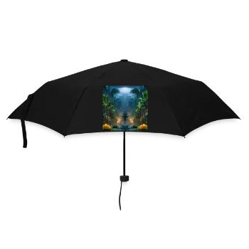 Exotic magical land - Umbrella (small) - black - Front