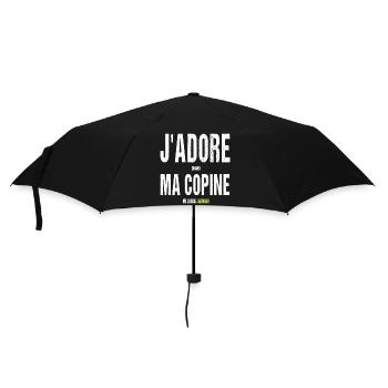 Jardinage ma copine me laisse jardiner humour - Parapluie standard - noir - Devant