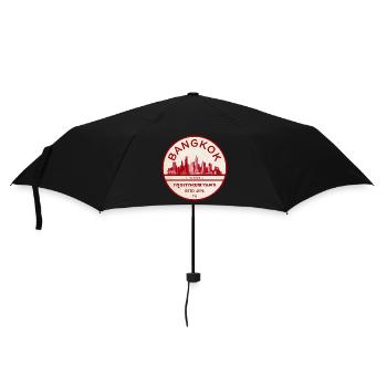 Bangkok Skyline Vintage Seal - Umbrella (small) - black - Front