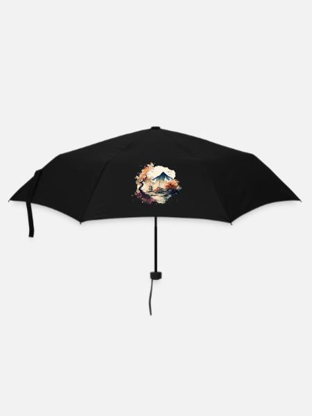 Paysage chinois - Parapluie standard - noir