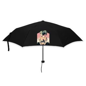 Anime Girl - Parapluie standard - noir - Devant